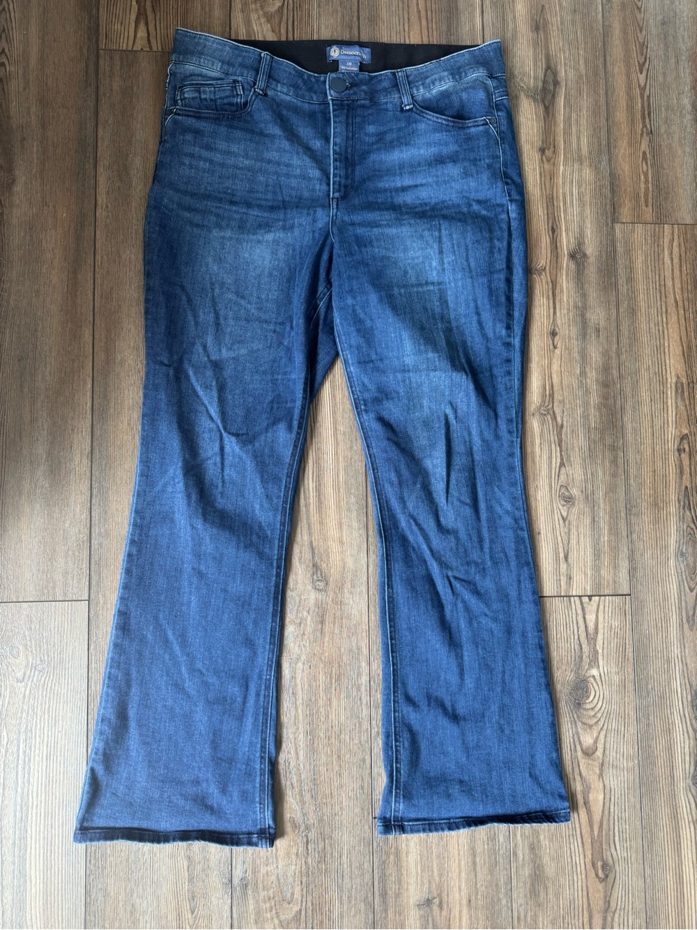 Democracy Dark Blue Flare Jeans “Ab”solution stretch